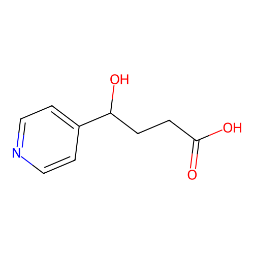 4-Hydroxy-4-pyridin-4-ylbutanoic acid structure