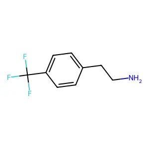 2-[4-(Trifluoromethyl)phenyl]ethylazanium structure