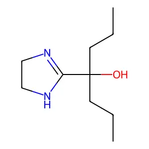 4-(4,5-Dihydro-1H-imidazol-2-yl)-4-heptanol structure