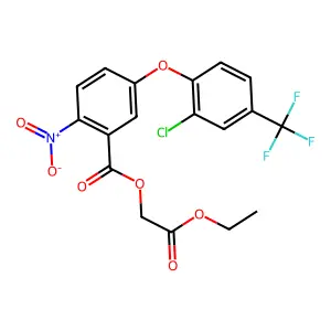 乙羧氟草醚 structure