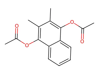 2,3-Dimethyl-1,4-naphthalenediol diacetate structure