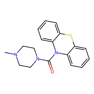 (4-Methylpiperazin-1-yl)(10H-phenothiazin-10-yl)methanone structure