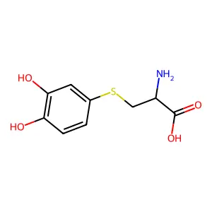 Leucyl-3-carboxy-4-hydroxyanilide structure