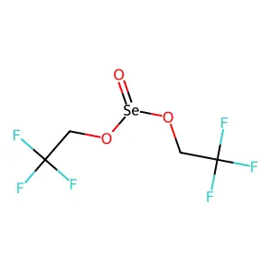 Bis(2,2,2-trifluoroethyl) selenite structure