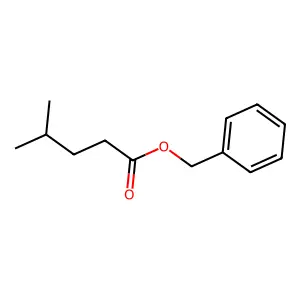 Benzyl 4-methylpentanoate structure