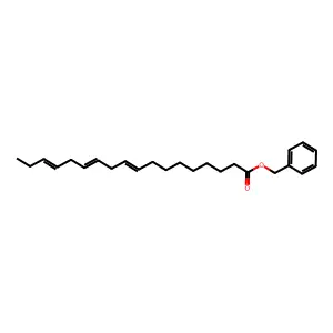 9,12,15-Octadecatrienoic acid, phenylmethyl ester, (9Z,12Z,15Z)- structure