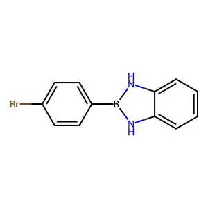2-(4-Bromophenyl)-2,3-dihydro-1H-1,3,2-benzodiazaborole structure