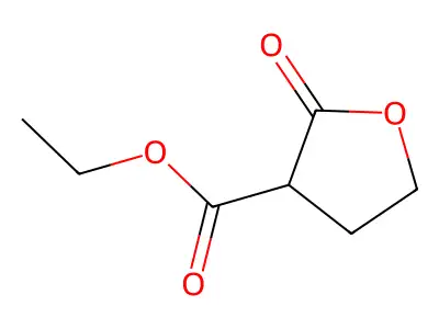 3-Furancarboxylic acid, tetrahydro-2-oxo-, ethyl ester structure