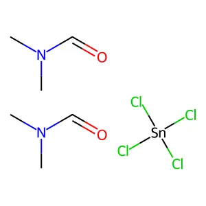Tetrachlorobis(N,N-dimethylformamide-kappaO)tin structure