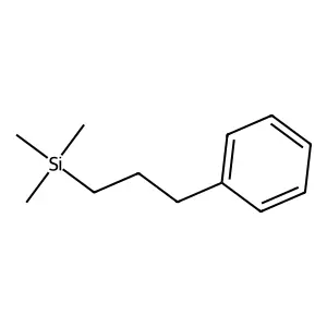 Trimethyl(3-phenylpropyl)silane structure