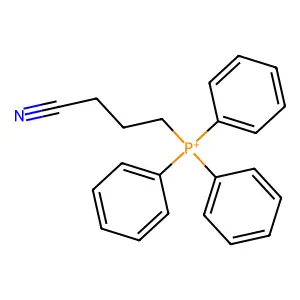 (3-Cyanopropyl)triphenylphosphonium bromide structure
