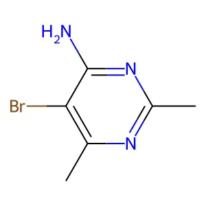 5-Bromo-2,6-dimethyl-4-pyrimidinamine structure