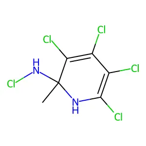 N,3,4,5,6-五氯-2-甲基-1H-吡啶-2-胺 structure