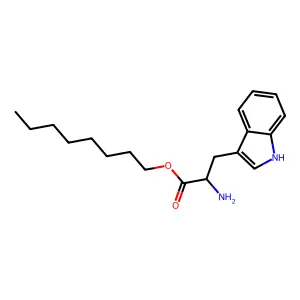 色氨酸辛酯 structure