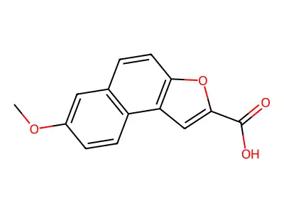 7-甲氧基萘并[2,1-b]呋喃-2-甲酸 structure