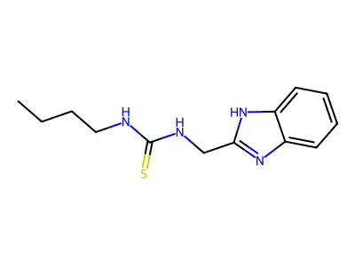 N-[(1H-Benzimidazol-2-yl)methyl]-N'-butylthiourea structure