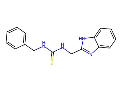 1-(1H-benzimidazol-2-ylmethyl)-3-benzylthiourea structure