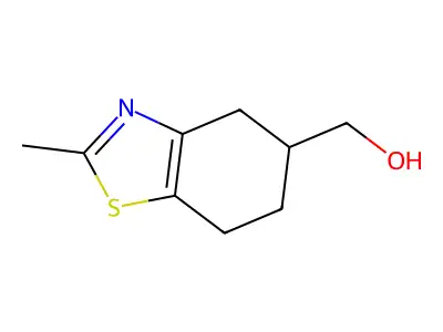 (2-Methyl-4,5,6,7-tetrahydro-1,3-benzothiazol-5-yl)methanol structure