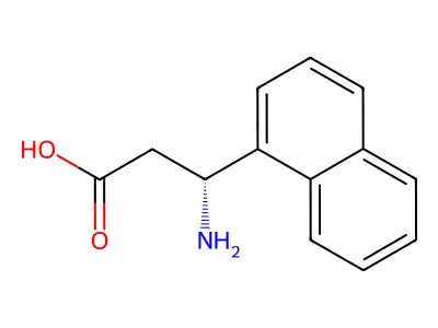 3-Amino-3-(naphthalen-1-yl)propanoic acid structure