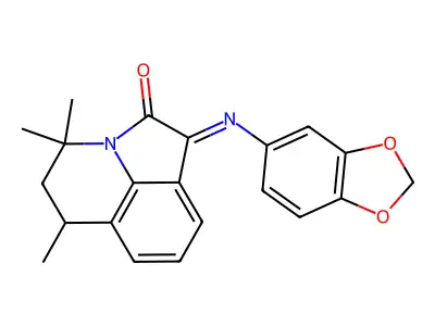 C21H20N2O3 structure