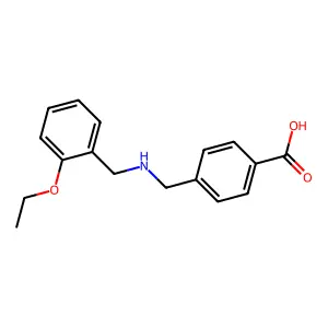 4-{[(2-Ethoxybenzyl)amino]methyl}benzoic acid structure