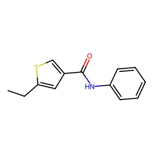 5-ethyl-N-phenylthiophene-3-carboxamide structure