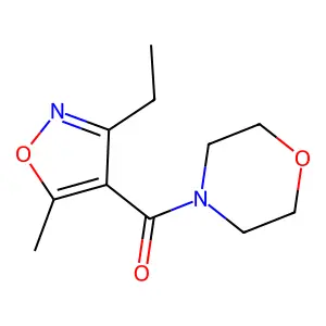 (3-Ethyl-5-methylisoxazol-4-yl)(morpholino)methanone structure
