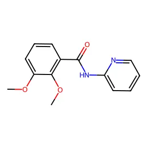 Benzamide, 2,3-dimethoxy-N-2-pyridinyl- structure