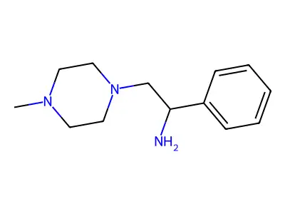 2-(4-Methylpiperazin-1-yl)-1-phenylethan-1-amine structure