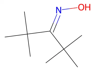 2,2,4,4-Tetramethyl-3-pentanone oxime structure
