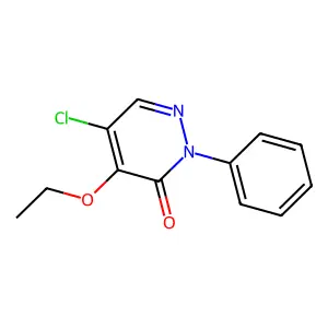 5-chloro-4-ethoxy-2-phenyl-3(2H)-pyridazinone structure