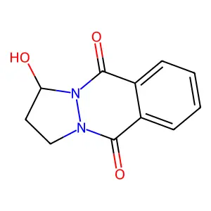 3-hydroxy-2,3-dihydro-1H-pyrazolo[1,2-b]phthalazine-5,10-dione structure