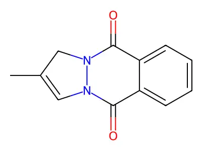 2-methyl-1H-pyrazolo[1,2-b]phthalazine-5,10-dione structure