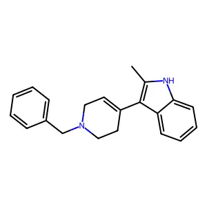 3-(1-Benzyl-1,2,3,6-tetrahydro-pyridin-4-YL)-2-methyl-1H-indole structure