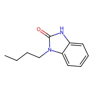 1-butyl-1,3-dihydro-2H-benzimidazol-2-one structure