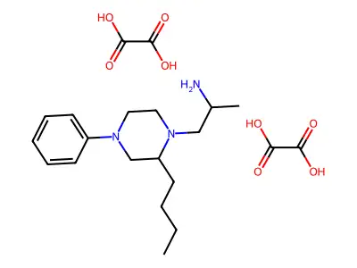 C17H29N3.2C2H2O4.1/2H2O structure