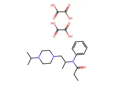C19H31N3O.2C2H2O4.1/2H2O structure