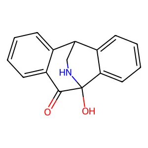 10-Hydroxy-5,10-dihydro-11H-10,5-(epiminomethano)dibenzo[a,d][7]annulen-11-one structure