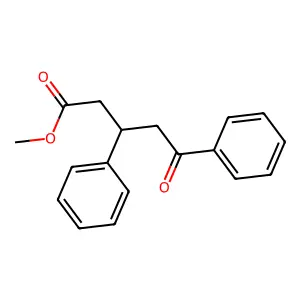 Methyl 5-oxo-3,5-diphenylpentanoate structure