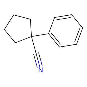 1-Phenylcyclopentanecarbonitrile structure
