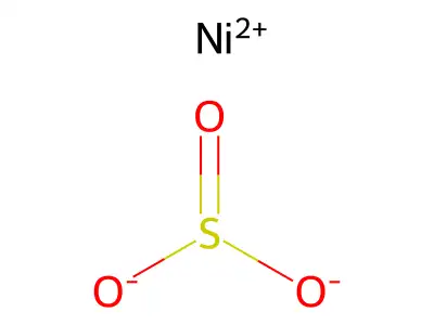亚硫酸镍 structure