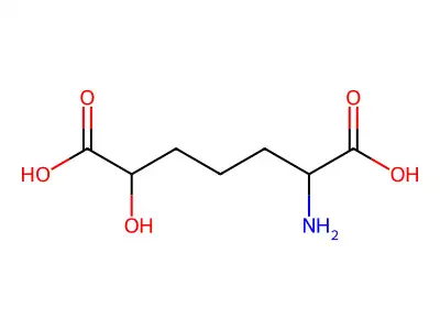 Hydroxyaminopimelic acid structure