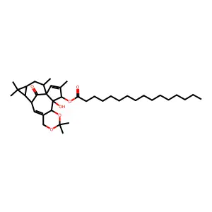 5beta,20-O,O-Isopropylidineingenol, 3beta-palmitate structure