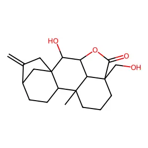 7,18-Dihydroxykaurenolide structure