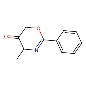 4H-1,3-Oxazin-5(6H)-one, 4-methyl-2-phenyl- structure