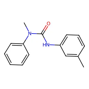 Urea, N-methyl-N'-(3-methylphenyl)-N-phenyl- structure