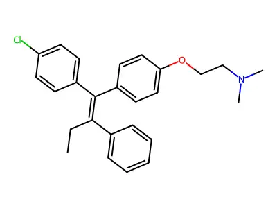 4-Chlorotamoxifen structure
