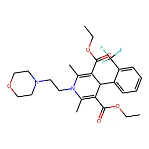 Flordipine structure