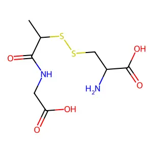 Thiola-cysteine disulfide structure