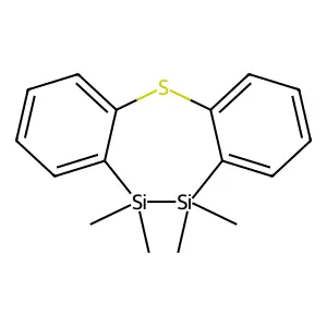 Dibenzo(b,f)(1,4,5)thiadisilepin, 5,6-dihydro-5,5,6,6-tetramethyl- structure